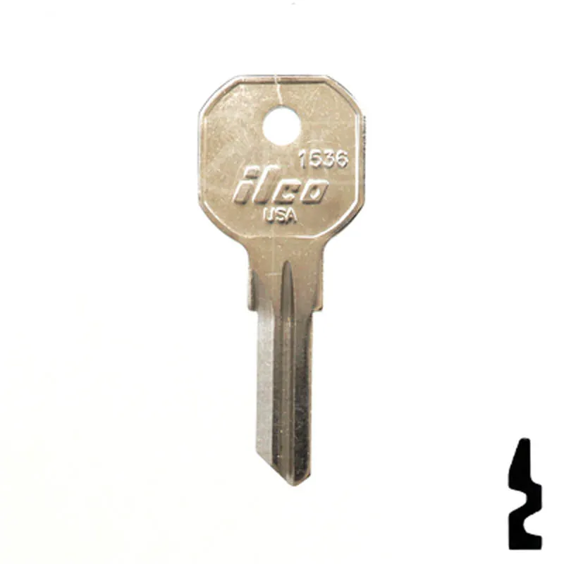Uncut Key Blank | Hurd, Delta | 1536