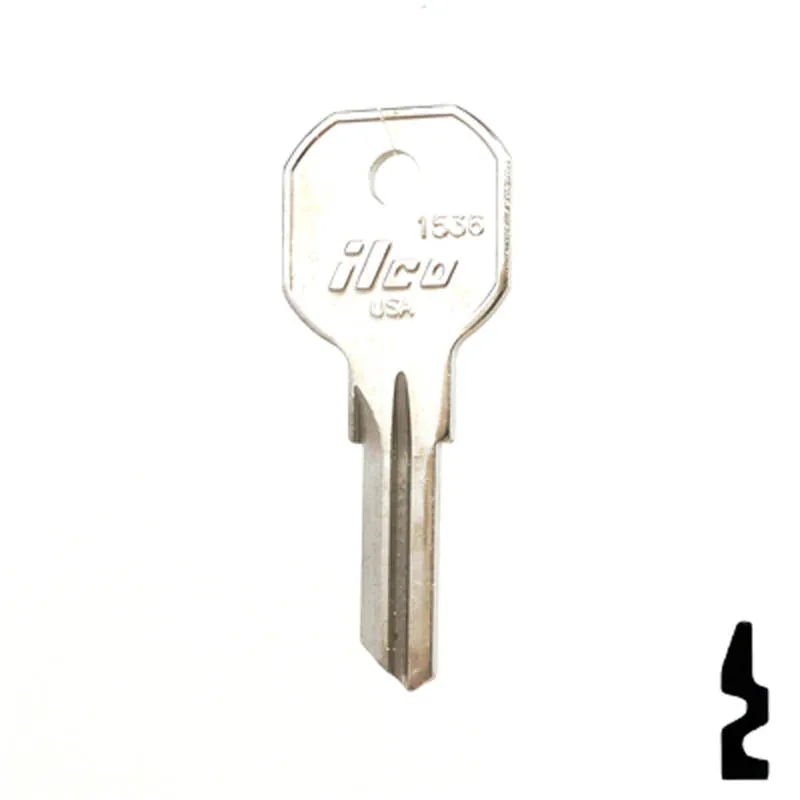 Uncut Key Blank | Hurd, Delta | 1536