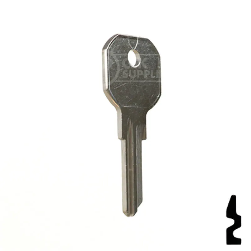 Uncut Key Blank | Hurd, Delta | 1536