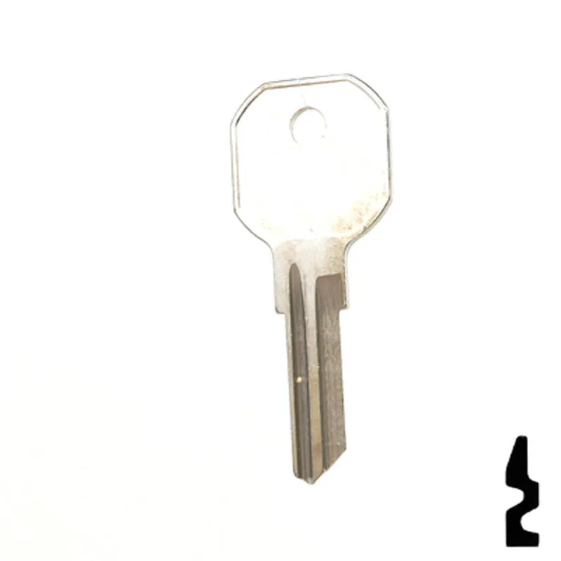 Uncut Key Blank | Hurd, Delta | 1536