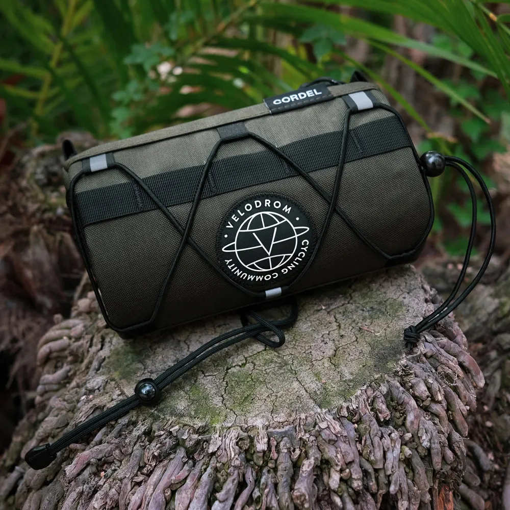 VELODROM by Cordel Durum  Handlebar Bag - Olive/Yellow