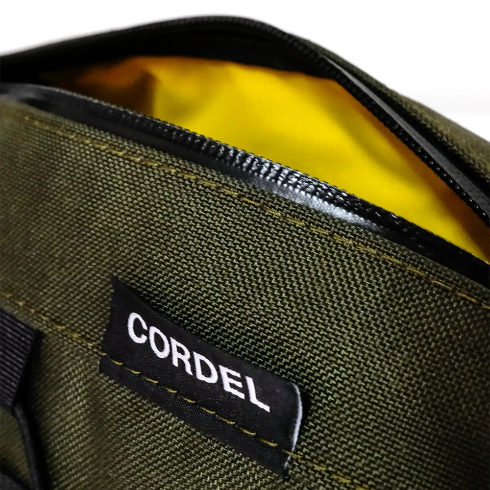 VELODROM by Cordel Durum  Handlebar Bag - Olive/Yellow