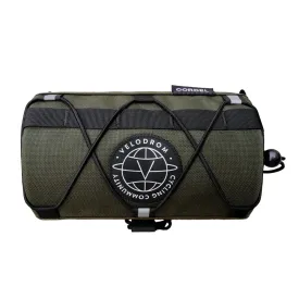 VELODROM by Cordel Durum  Handlebar Bag - Olive/Yellow