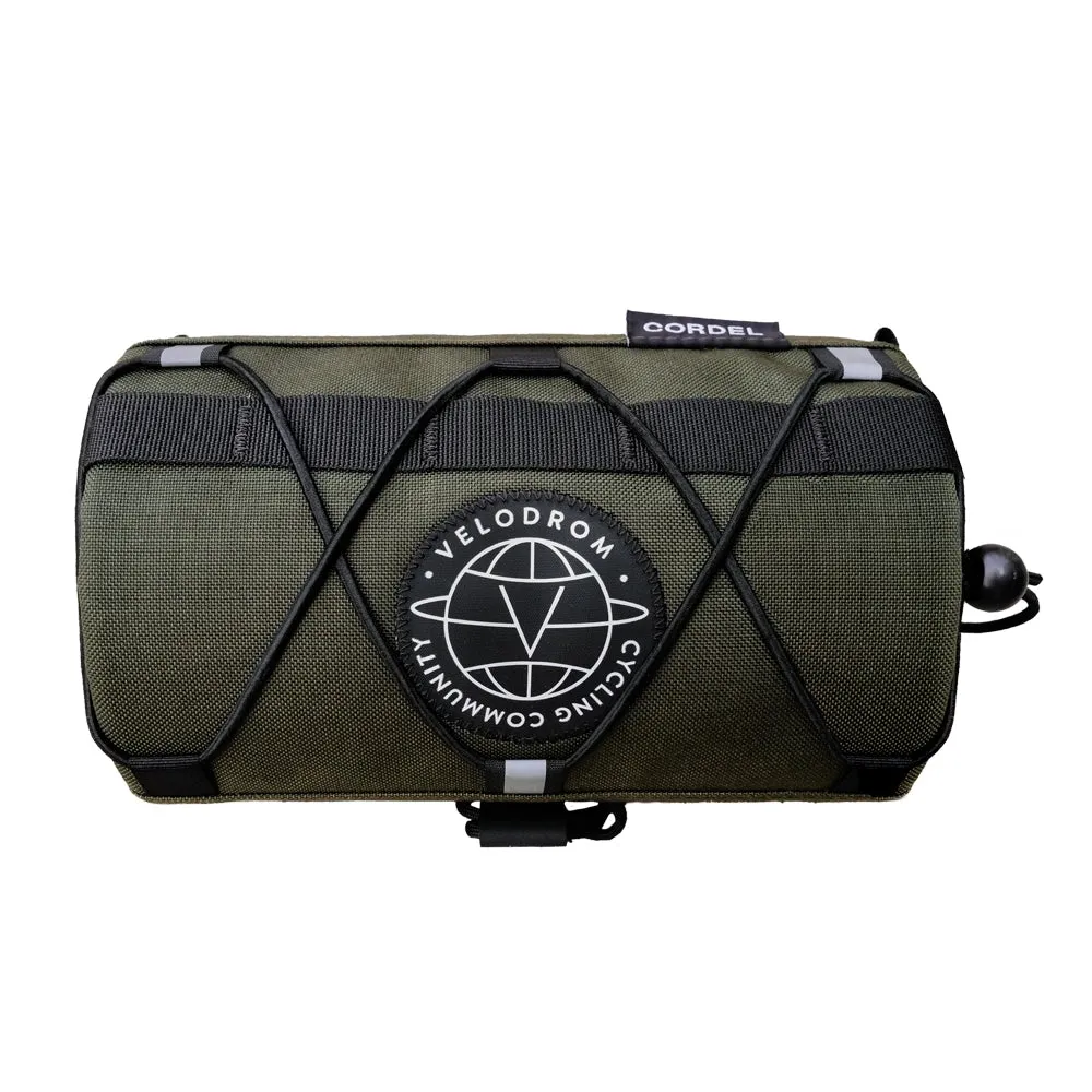 VELODROM by Cordel Durum  Handlebar Bag - Olive/Yellow