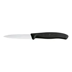 Victorinox Paring Knife Pointed Tip Wavy 8cm - Black