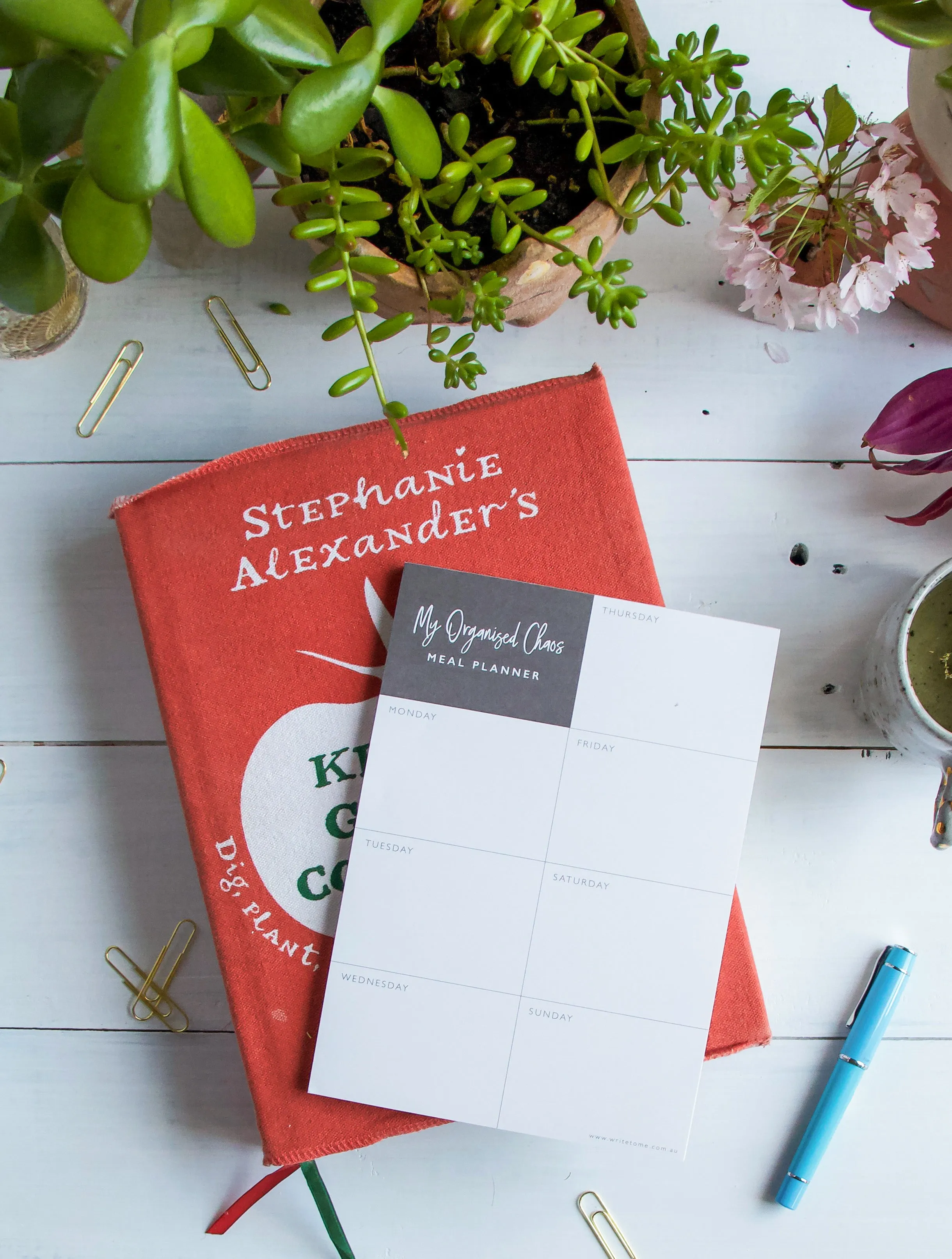 Write To Me - Meal Planner. My Organised Chaos