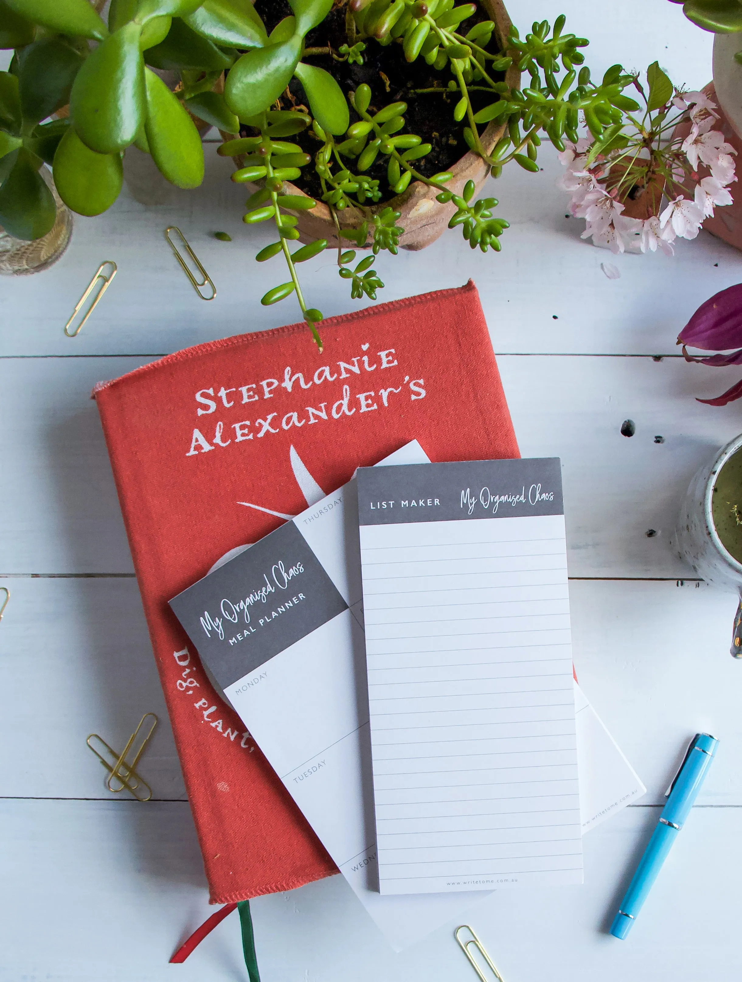 Write To Me - Meal Planner. My Organised Chaos