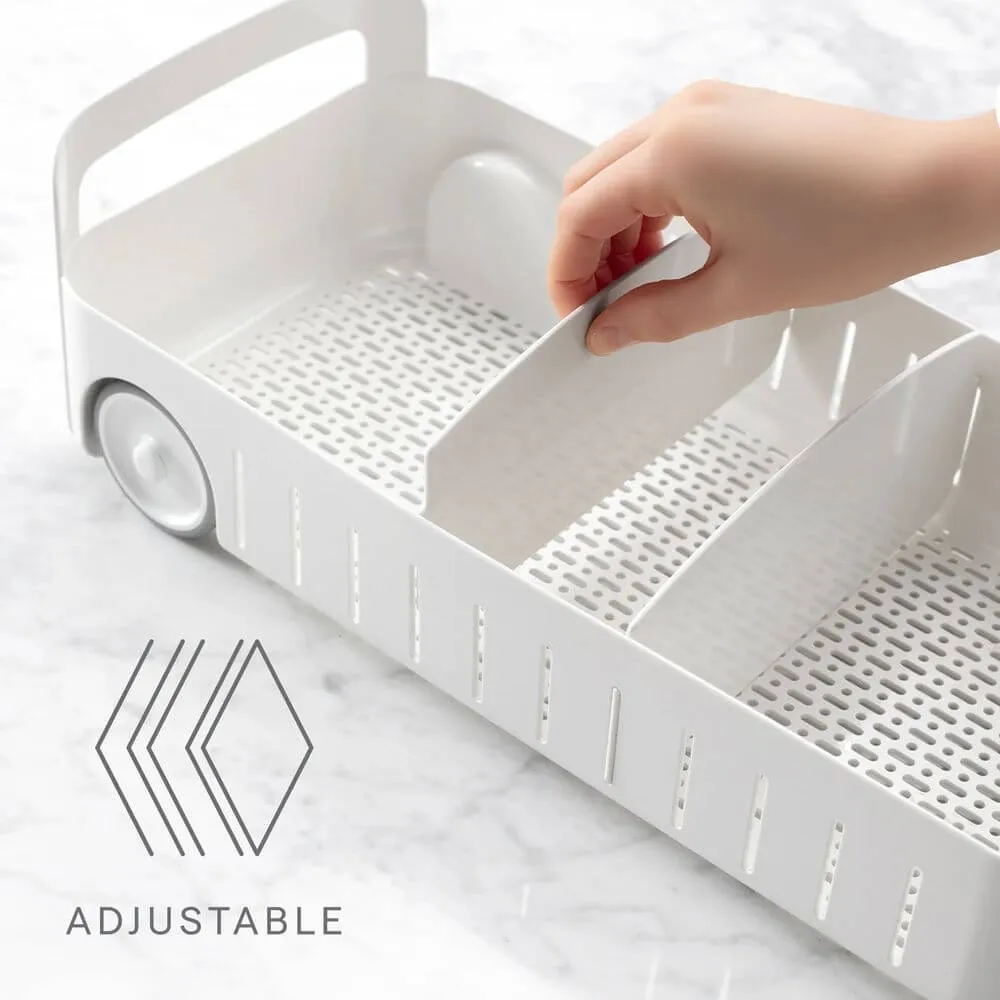 Youcopia RollOut Large Under Sink Caddy White